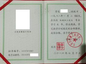 吉林省中专毕业证电子注册号详解